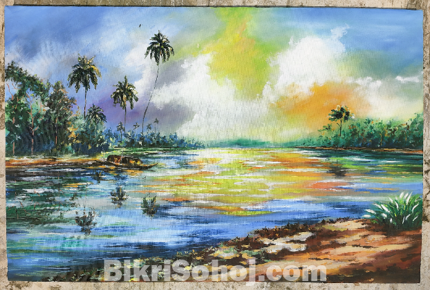 Acrylic painting for room decoration -24/36 inch